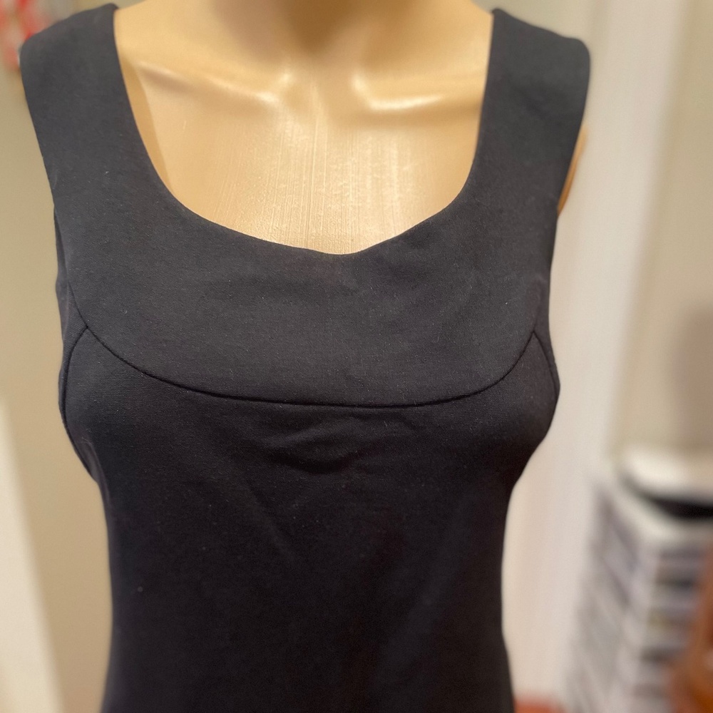 Magaschoni Black Dress Size 8 - 1990s Minimalism.